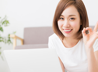 ホームページを見たと言ってください。